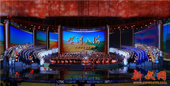 大型交响合唱 黄河入海 唱响 未来你好 新文网